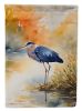 Blue Heron Garden Flag Mailbox Flag Decorative Yard Flag Banner Outside Patio Artwork Yard Flower Beds, Garden Size, Multicolor