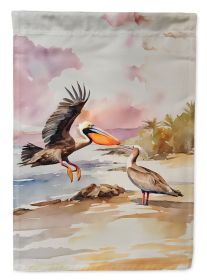 Pelican Garden Flag Mailbox Flag Decorative Yard Flag Banner Outside Patio Artwork Yard Flower Beds, Garden Size, Multicolor