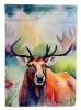 Moose Garden Flag Mailbox Flag Decorative Yard Flag Banner Outside Patio Artwork Yard Flower Beds, Garden Size, Multicolor