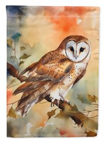 Barn Owl Garden Flag Mailbox Flag Decorative Yard Flag Banner Outside Patio Artwork Yard Flower Beds, Garden Size, Multicolor