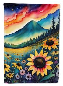 Black-eyed Susans in Color Garden Flag Mailbox Flag Decorative Yard Flag Banner Outside Patio Artwork Yard Flower Beds, Garden Size, Multicolor