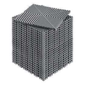 VEVOR Interlocking Drainage Mat, 12'x12' Modular Cushion Durable PP Material, 24 Pcs Splicing Drainage Mats