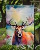 Moose Garden Flag Mailbox Flag Decorative Yard Flag Banner Outside Patio Artwork Yard Flower Beds, Garden Size, Multicolor