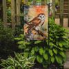Barn Owl Garden Flag Mailbox Flag Decorative Yard Flag Banner Outside Patio Artwork Yard Flower Beds, Garden Size, Multicolor