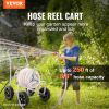 VEVOR Hose Reel Cart, Hold Up to 250 ft of 5/8'' Hose, Garden Water Hose Carts Mobile Tools with 4 Wheels