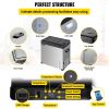 VEVOR 12 Volt Refrigerator, Portable Refrigerator (-4°F~68°F) With APP Control Car Compressor Fridge Cooler 12V/24V DC and 110-220V AC For Camping