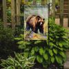Grizzly Bear Garden Flag Mailbox Flag Decorative Yard Flag Banner Outside Patio Artwork Yard Flower Beds, Garden Size, Multicolor