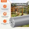 VEVOR Hardware Cloth, 1/4 inch 48in x 100 ft 23 Gauge, Hot Dipped Galvanized Wire Mesh Roll, Chicken Wire Fencing, Wire Mesh for Rabbit Cages, Garden