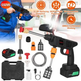 Wireless High-pressure Cleaning Machine (Color: Black)