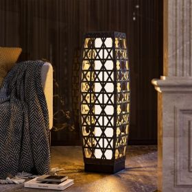 Solar Powered Outdoor Floor Lamp,Outdoor Solar Lanterns,Waterproof Weather Resistant Patio Light for Backyard,Porch, Garden, Patio, Deck Decorati (Color: as picture)