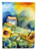 Sunflowers in Watercolor Garden Flag Mailbox Flag Decorative Yard Flag Banner Outside Patio Artwork Yard Flower Beds, Garden Size, Multicolor